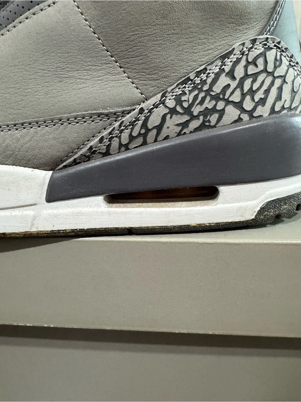 Air Jordan 3 “Cool Grey” CT8532-012 Size 9.5 USED